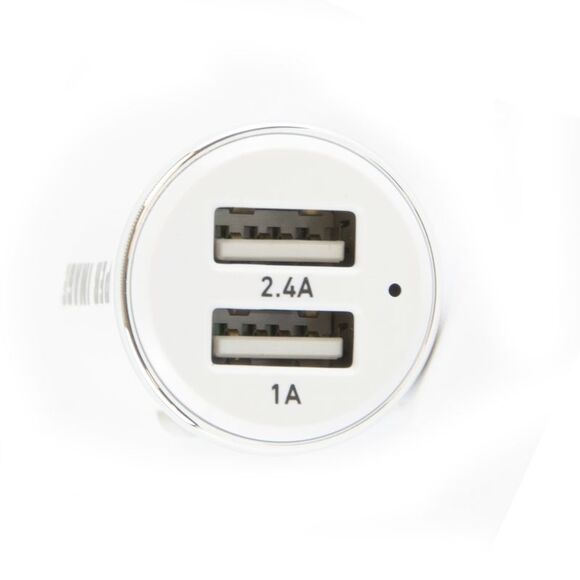 Sharper Image GoCharge Dual USB Car Charger in White, 2 Pack - Picture 5 of 6